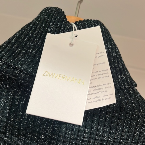 Zimmerman Kaleidoscope Lurex Rayon Top - Picture 2 of 8